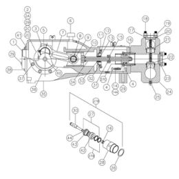 KA-285-350 Цилиндр (Хром:3.5 inch) Kerr Pumps